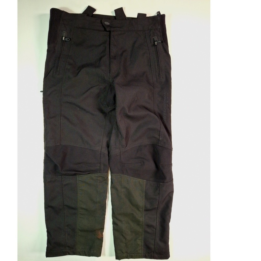 Harley-Davidson FXRG Mens Nylon Motorcycle Riding Pants Black Size 38 x 32